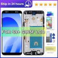 100% Tested TFT For Samsung S9 Plus G965 G965F LCD Display Touch Screen with Frame, For Galaxy S9+ Display Replacement. 