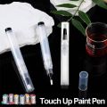 1/3/5pcs Fillable -up Paint Pen Brush,Touch-Up Paint Pen Refillable Paint Brush Pens,Furniture Repairs Kit,Wall Paint Brushes. 