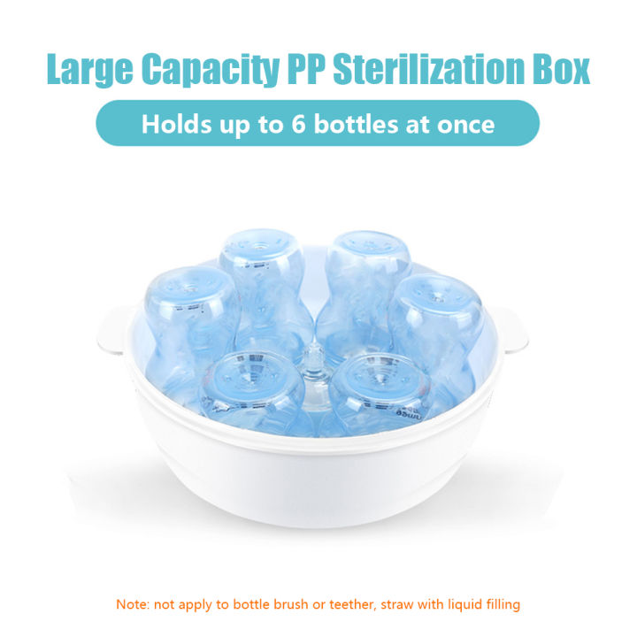 Microwave%20Bottle%20Sterilizer%20Steam%20Sterilizer%20Fits%206%20Baby%20Bottles%20for%20Baby%20Bottles%20Pacifiers%20Cups%20Disinfect%20in%202-6%20Minutes%20-%20Image%206