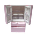1:12 Dollhouse Miniature Single/Double Door Refrigerator Supermarket Freezer Model Kids Pretend Play Toys Doll House Accessories.