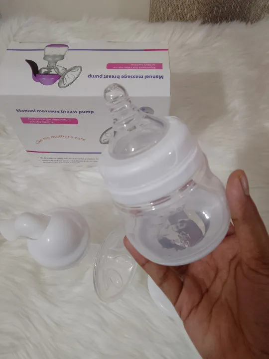 Manual%20Massage%20Breast%20Pump%20with%20Feeding%20Bottle%20-%20Image%205