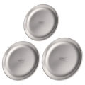 Titanium Purification Plate Backcountry Dinnerware Lightweight Stackable Camping Tray Creative Home Dish Plate Camping Supplies. 