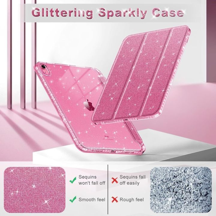 For%20iPad%2011th%2012th%20A19%20Case%2010th%20Gen%20With%20Pencil%20Holder%20Funda%20iPad%20Air%2011%2013%20M4%20pro%2011%2012.9%204%205%2010.9%2010.2%20Smart%20Glittering%20Cover%20-%20Image%203