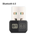 KEBIDUMEI USB Bluetooth 6.0 Adapter BT6.0 Dongle for PC Wireless Mouse Keyborad Music Audio Receiver USB Transmitter Driver Free. 