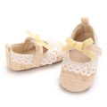 Cute White Lace Children's Shoes Princess Shoes Walking Shoes Butterfly Bow Cotton Soft And Comfortable Suitable For 0-18M. 
