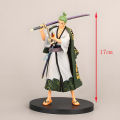 18CM One Piece Anime Figure Monkey D Luffy Zoro Chopper Nami Action Figurines PVC Collection Model Dolls Birthday  For Kids. 