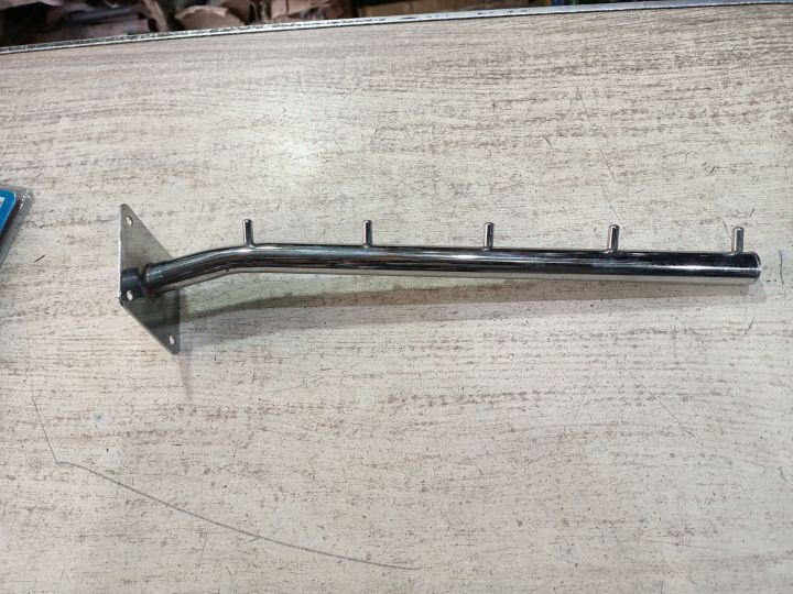 Clothing%20Stand%20/%20Hanger%20rod%20/%20Hanger%20stand%20/Wall%20mounted%20cloth%20hanging%20stand%20chrome%20with%20screw%20-%20Image%203