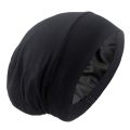 Silky Satin Lined Bonnet Sleep Cap Adjustable Stay On All Night Hair Wrap Cover Slouchy Beanie Curly Protection Silk Hair Bonnet. 