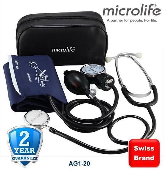 Swiss%20Microlife%20AG1-20%20Manual%20Blood%20Pressure%20Machine%20With%20Quality%20Stethoscope%20%7C%202%20Years%20Warranty%20by%20TRONZZ%20-%20Image%202