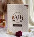 Customised velvet nikkah bookler. 