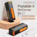 Automatic Dental Floss Storage Box Pop-Up Dental Floss Dispenser With 10Pcs Floss Dental Oral Hygiene Care Portable. 