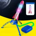 Foot Pump Rocket Launcher Toy, Outdoor Air Powered Stomp Rocket for Boys Girls, Fun Garden Backyard Sport Game,  for 14+. 