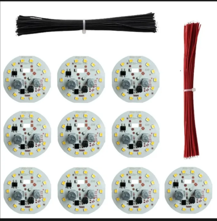 10PCS%2012W%20LED%20Bulb%20Lamp%20Capacitor%20Chip%20With%20Wires%20White%20DOB%20AC%20220V...%20-%20Image%202