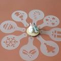Latte Art Template, Coffee Decorating Tool, Beginner Barista Homemade Coffee Tool. 
