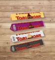 Toblerone Chocolate Bar, Enjoy Toblerone, The Iconic Triangular Chocolate from Switzerland (Pack of 4 Milk, Dark, White, Fruit & Nut). 