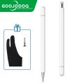 GOOJODOQ Universal Stylus Pen 2-In-1 Aluminum Automatically Absorb Pen For Tablet iPad Xiaomi Samsung Touch Pen Phone Stylus. 