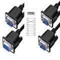9pin Db9 Serial port Line Rs232 Direct cable Connecting Line Adapter Male To Male/female cross Direct Data Line Extension Cable. 