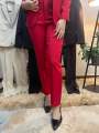 Boss Lady Single Breasted Classic Red Formal Blazer for Women. 