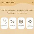 Guitar Capo for Acoustic Guitar - Versatile Nylon Acoustic Guitar Capo - User-friendly Guitar Capo, Guitar Accessories for Electric Guitar, Classical Guitar. 