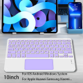 Wireless Keyboard With Touchpad For Apple Xiaomi Huawei Samsung Rechargeable Tablet Devices Bluetooth For iPad Cell Phone.