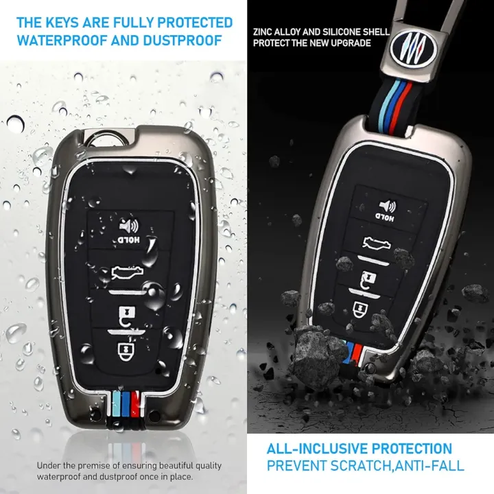 Metal%20With%20Silicone%20Toyota%20Corolla%20Cross%20Remote%20Key%20Cover%20-%20Image%202