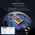 NEW T75 Bluetooth 5.3 Wireless Bone Conduction Headphones Clip Ear Music Noise Canceling Headset HD Call Sports Gaming Earphone.