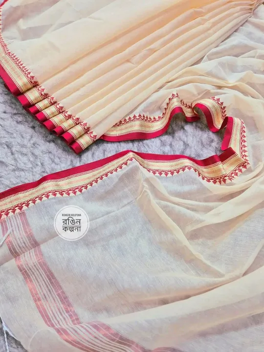 Fashionable%20%20Tangail%20Tat%20HalfSilk%20Arong%20Saree%20For%20Woman%20-Comfortable%20&%20Suitable%20%E2%99%A5%EF%B8%8F%20-%20Image%206