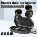 Reusable Silicone Ear Plugs - Noise Cancelling Hearing Protection For Sleep Concerts Travel & Work.