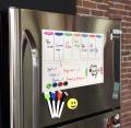 A3 Magnetic Weekly & Monthly Planner Whiteboard Fridge Magnet Flexible Daily Message Drawing Refrigerator Bulletin White Board. 