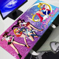 Mouse Pad S-Sailor Moon Anime Carpe Large PC Gamer Computer Mausepad Varmilo Keyboard Gaming Accessories Desk Mat Durable. 