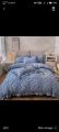 Luxury Soft and Comfortable 4 Pcs Bed Sheet Set Including One Bed Sheet 2 Pillow Cover And One Quilt Cover. 