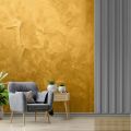 Sterling Gold-Golden paint for walls and ceiling-Texture coating. 