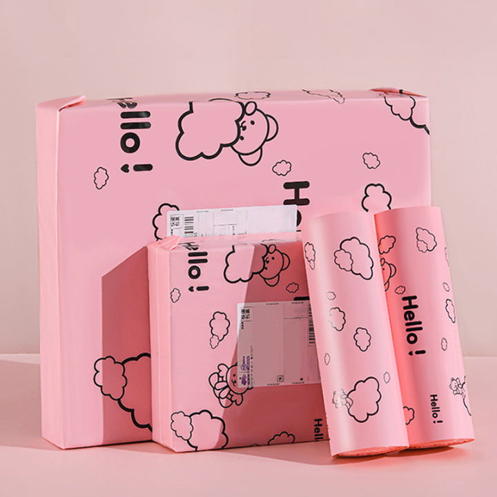 10Pcs%20Courier%20Bag%20Envelope%20Packaging%20Bags%20Pink%20Waterproof%20Self%20Adhesive%20Seal%20Bag%20-%20Image%203