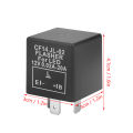 Flasher Relay LED Flasher Relay CF14 JL-02 3-Pin LED Flasher Flash Relay for Turn Signal Light Hyper Flash Fix 12V LED Relay. 