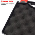 NEWACALOX Plastic Storage Case Tool Box with Sponge Mats Protecting Tools Multi-function Repair Toolbox for Hardware Tools. 