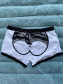 Men Panties Cotton Boyshorts Men Funny Cat Sports Boxer Shorts Panties Cartoon Printed U Convex Male Men's Underwear. 