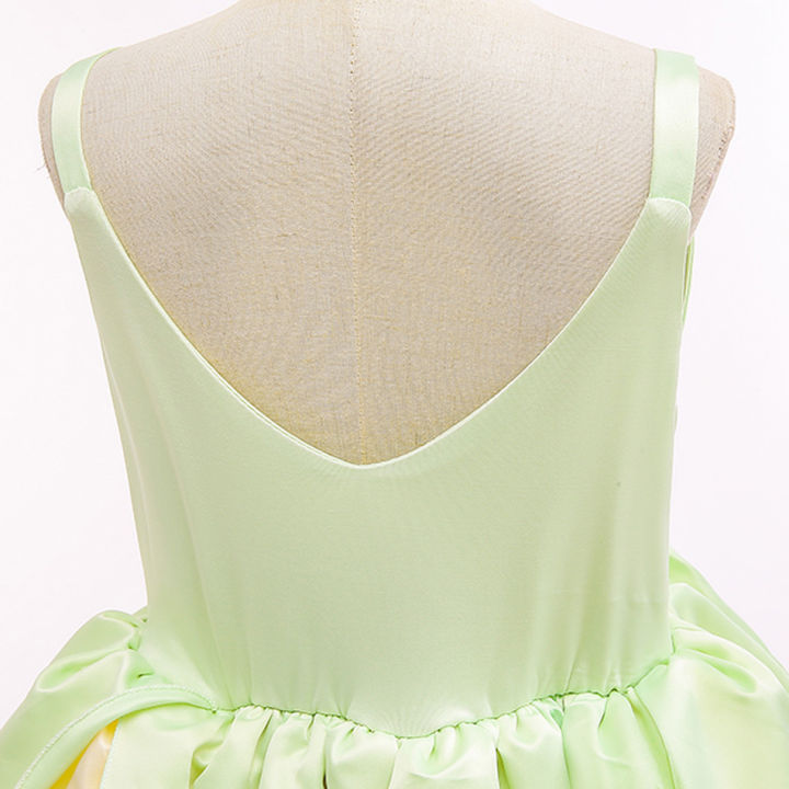2024%20Fancy%20Princess%20and%20Frog%20Story%20Cosplay%20Kid%20Princess%20Ball%20Gown%20off%20Shoulder%20Tiana%20Deluxe%20Royal%20Frock%20Girls%20Prom%20Party%20Costume%20-%20Image%204