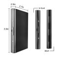 Rfid Credit Card Holder Men Minimalist Wallet Aluminium Bank Cardholder Case with Money Clip Designer Porte Carte. 