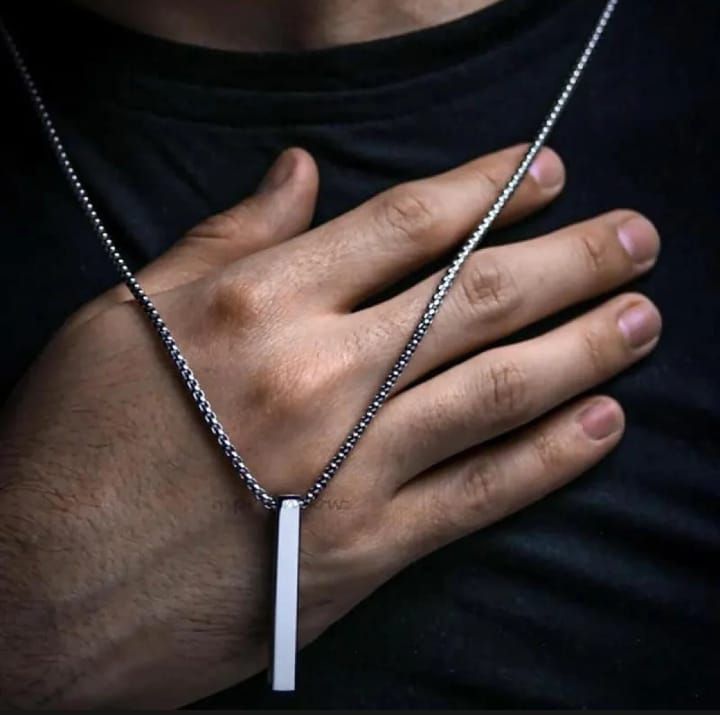 new stylish mens locket for fashion Simple Dominant Geometric Pattern Front and Back daraz choice flash sale best price a bracelet গুচি রোলেক্স