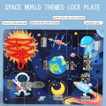 New Montessori Wooden Toys Eight Planets Puzzle Earth Sun Solar System Planets Planets Cognition Educational Toys Children .