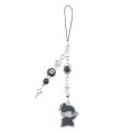 Anime Keychain Cosplay Geto Suguru Satoru Gojo Matching Jujutsu Phone Charm Accessory Pendant Keyring Bag Jewelry .