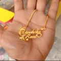 18k Gold Plated Customized Trendy Locket Chain / Necklace with your Name - New Design Attractive style New Arrivals. 