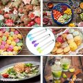 5PCS Mini Tong, Hand Shape Silicone Food Tongs, 5Inch Kid Tongs for Sugar Cubes Kitchen Tongs Perfect for Kids.