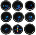 AD 52mm Car Digital Tachometer Turbo Boost Gauge PSI BAR Water Temp Oil Temp Oil Pressure Gauge Voltmeter Rpm Warning Light. 