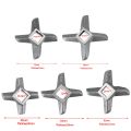 Meat Grinder Knife Mincer Plate Disc Knife with Hole Replacement Accessories With 11/12/14.5mm Inner Hole Kitchen Accessories.