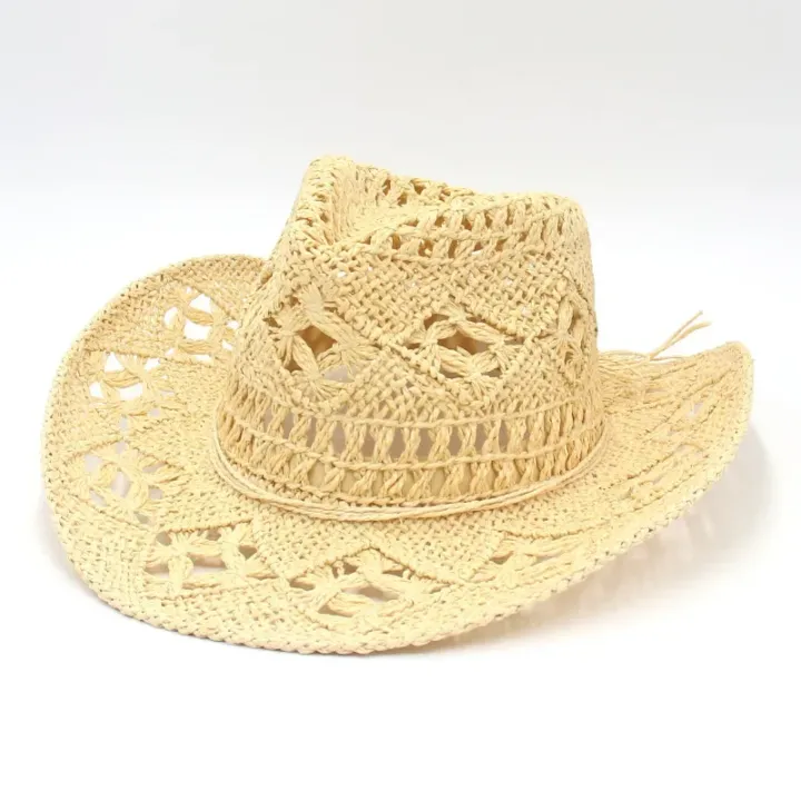 Straw%20Hat%20for%20Women%20Men%20Summer%20Handmade%20Classic%20Vintage%20Hollow%20Out%20%20Western%20Curled%20Wide%20Brim%20Sun%20Hat%20Fishing%20Hat%20Climbing%20Cap%20-%20Image%207