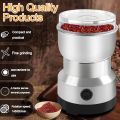 Electric Coffee Grinder,Mini Spice Grinder Electric 300ml with Stainless Steel Blades Dry Grinder forfor Beans, Spices (Sliver). 