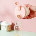 Portable Reusable Baby Food Storage Box Snacks Cups 4 Compartments Formula Dispenser Newborn Milk Powder Organizer. 