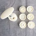 Jelly Mooncake Mould Plastic Mooncake Mold Press With Cookie Stamps Round Chinese Traditional Moon Cake Mold   0086. 