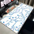 Premium Office Leather Mouse Pad Kawaii Cartoon Cinnamoroll Children's Writing Desk Pad Anime Girl Sanrio HD Print Keyboard Pad. 